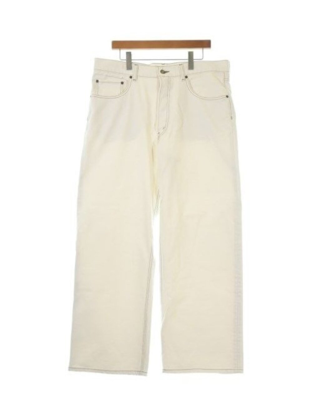 Celine Denim Pants White